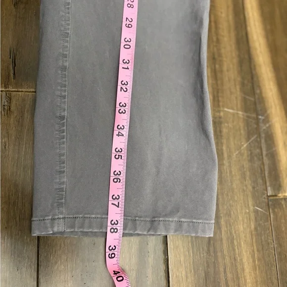 Dockers Men's Gray Chinos Slim/Coupe Sz 36x39 Pockets Casual Work Office Belt - Picture 5 of 11